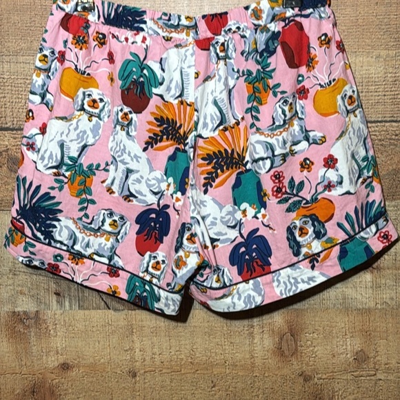Printfresh Good Dog Pajama Short in Vintage Rose Size XXS Lounge Anthropologie - Picture 6 of 10